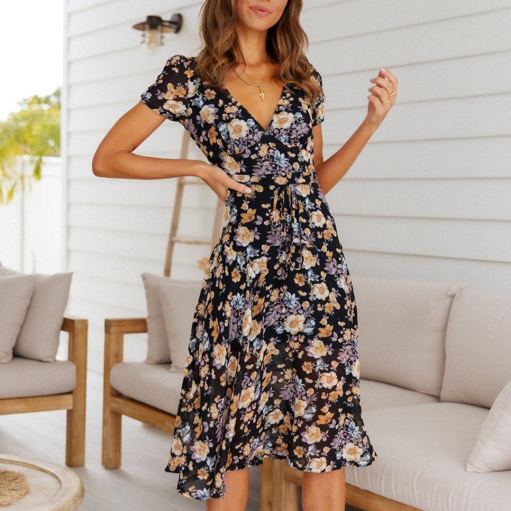 Hello Molly home with you midi dress